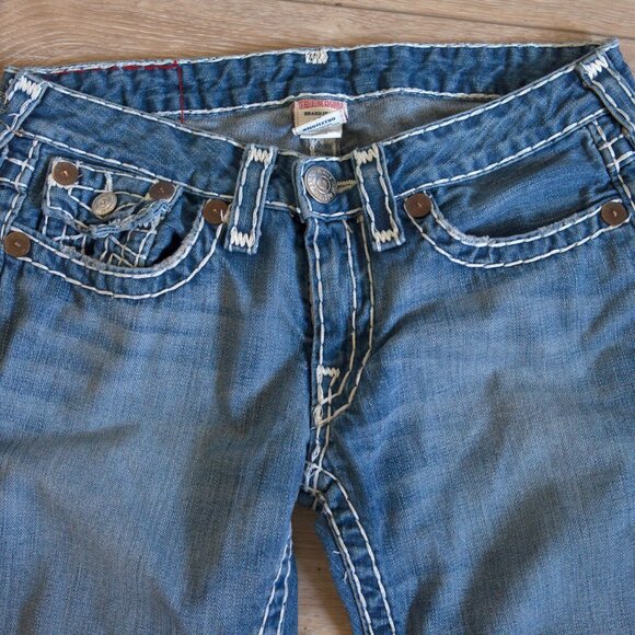 True Religion Early 2000s Big Stitch Jeans Y2K - Picture 5 of 12